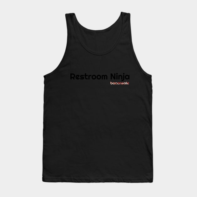 Restroom Ninja Tank Top by baconsale